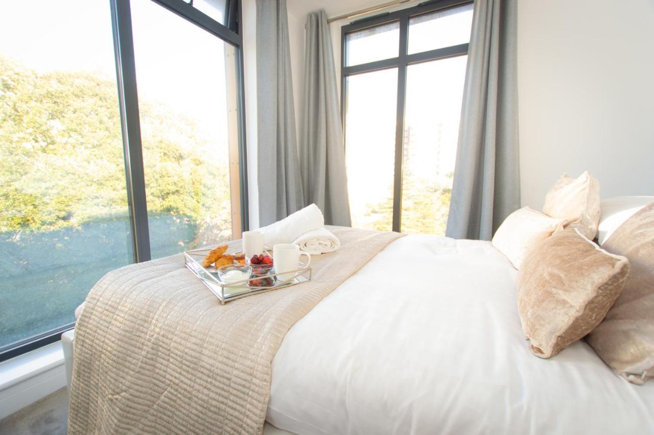 * Panoramic Penthouse With Sea & City Views Bournemouth Exteriör bild