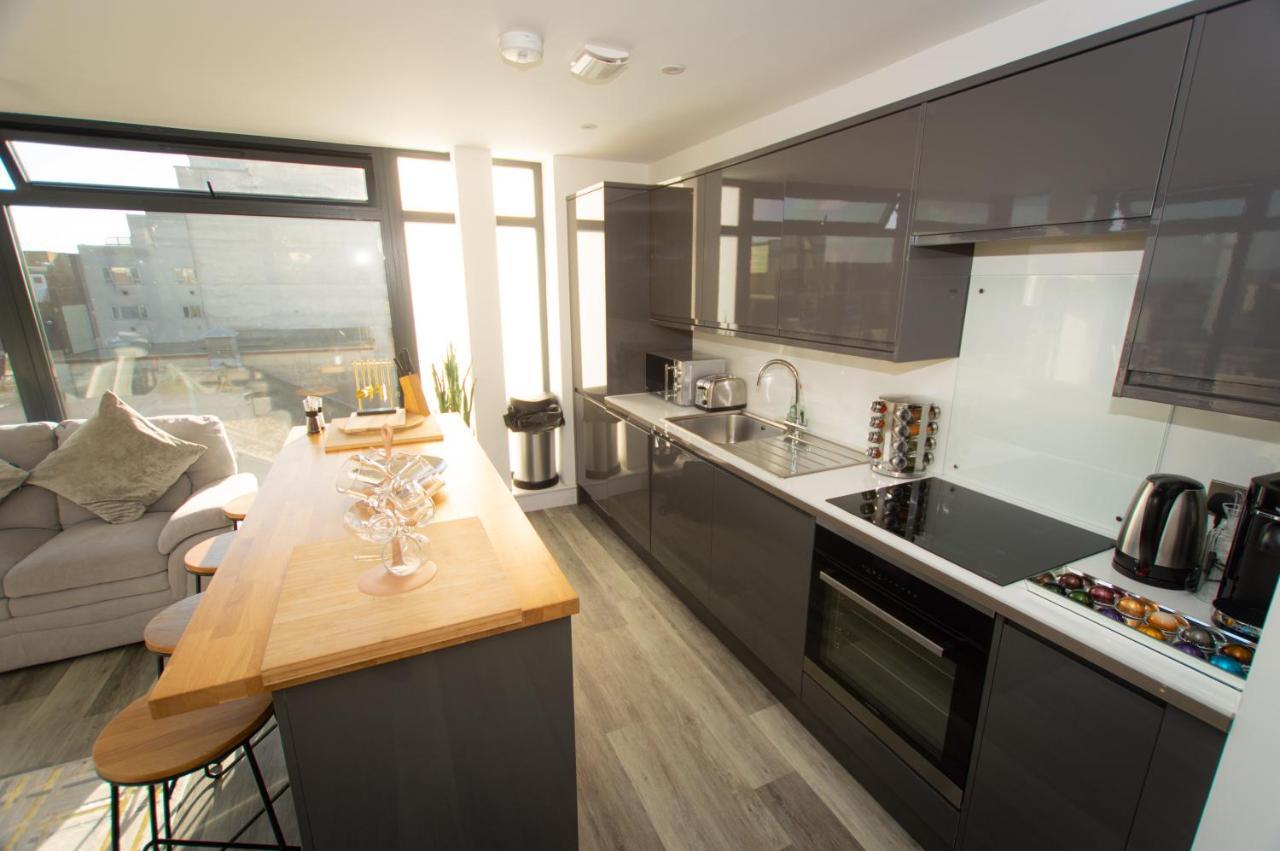 * Panoramic Penthouse With Sea & City Views Bournemouth Exteriör bild